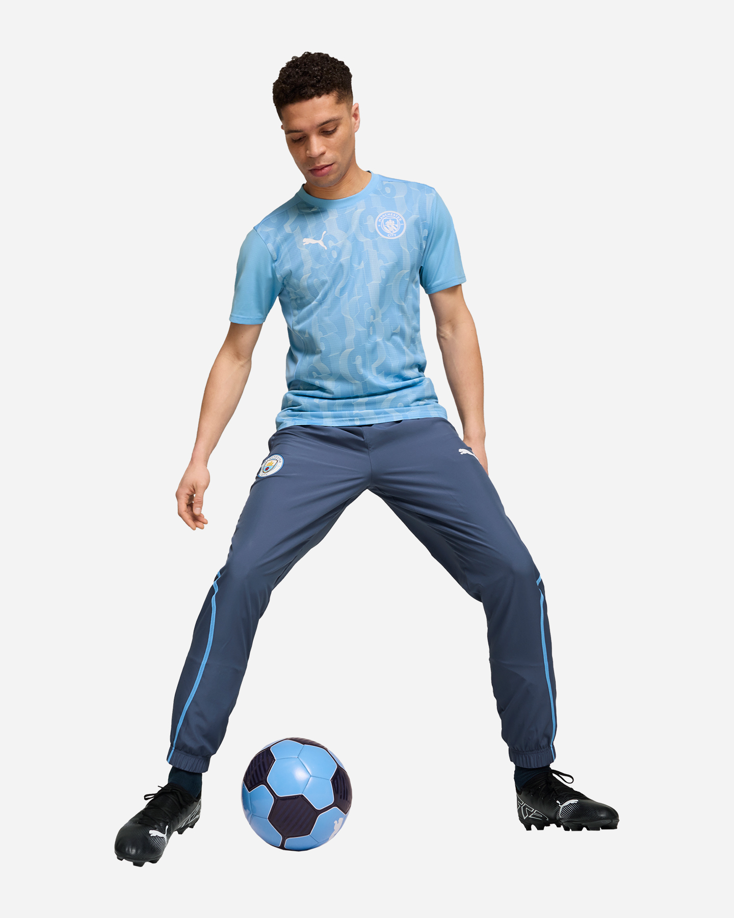 Oficiálne futbalové oblečenie Puma Manchester City Prematch 24-25 M 777578-21