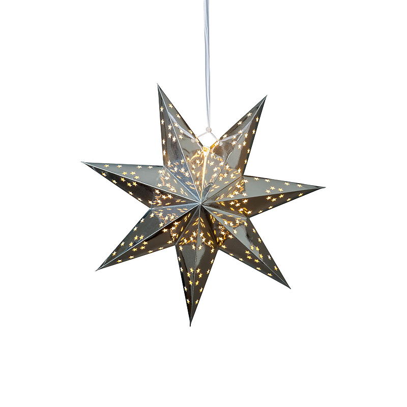 Light IT Julestjerne 45 cm, m/LED-lys batteridrevet