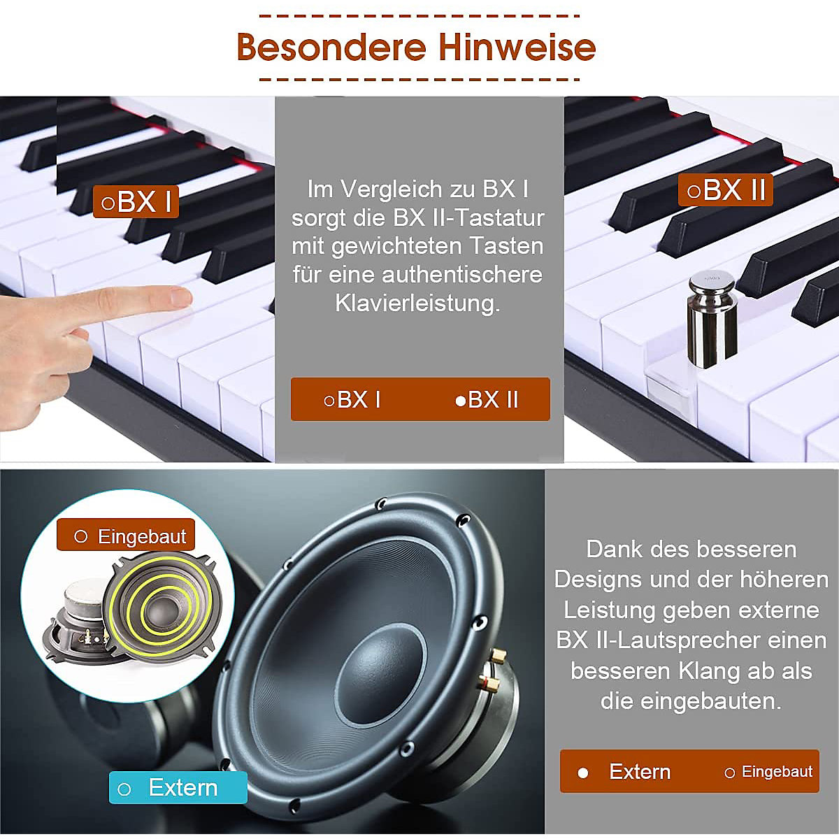 Keyboard 88 Tastatur mit Pedal&Tragetasche