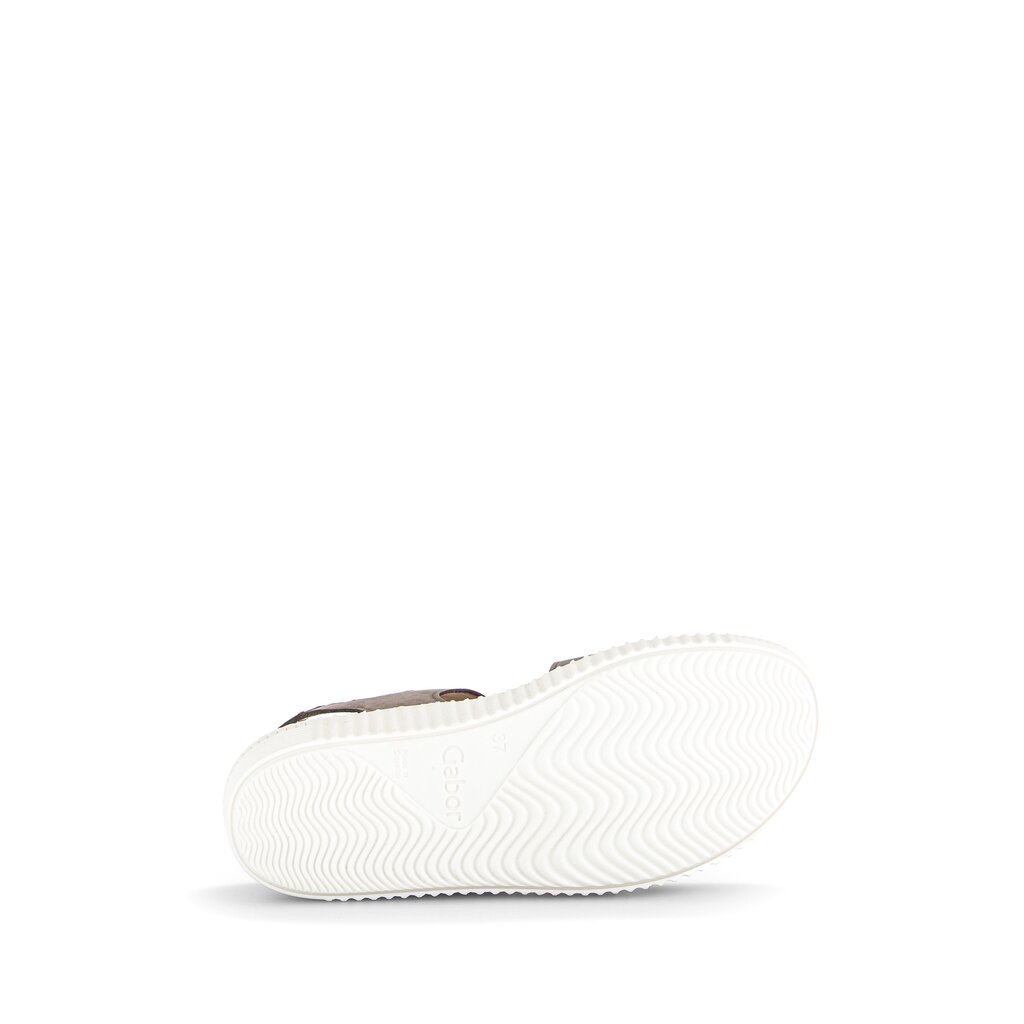 Gabor fashion Plateau Sandale grau