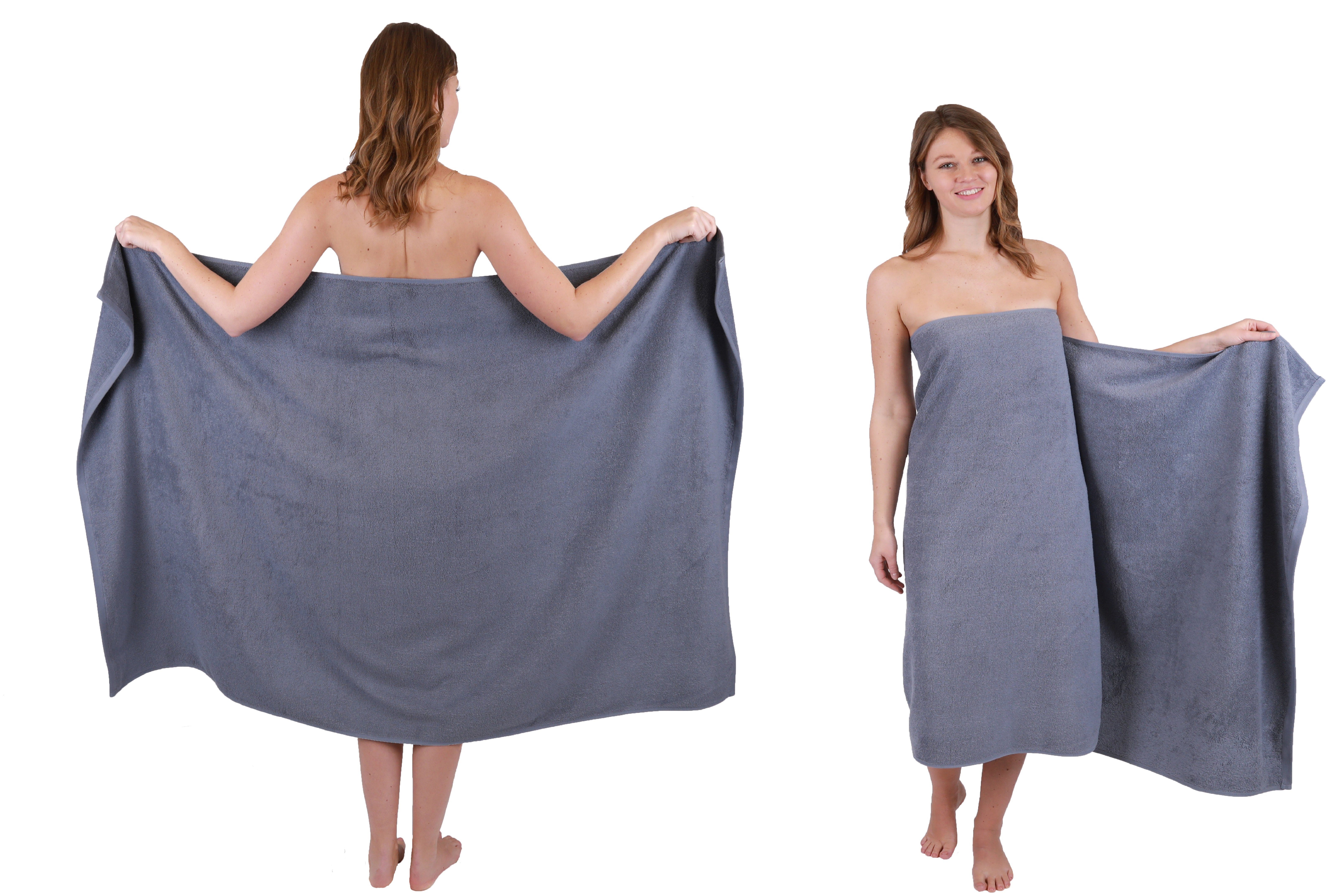 Betz Badetücher 2 tlg. Badetuch Set XXL DRESDEN Größe 100 x 160 cm, 100% Baumolle (2-St)