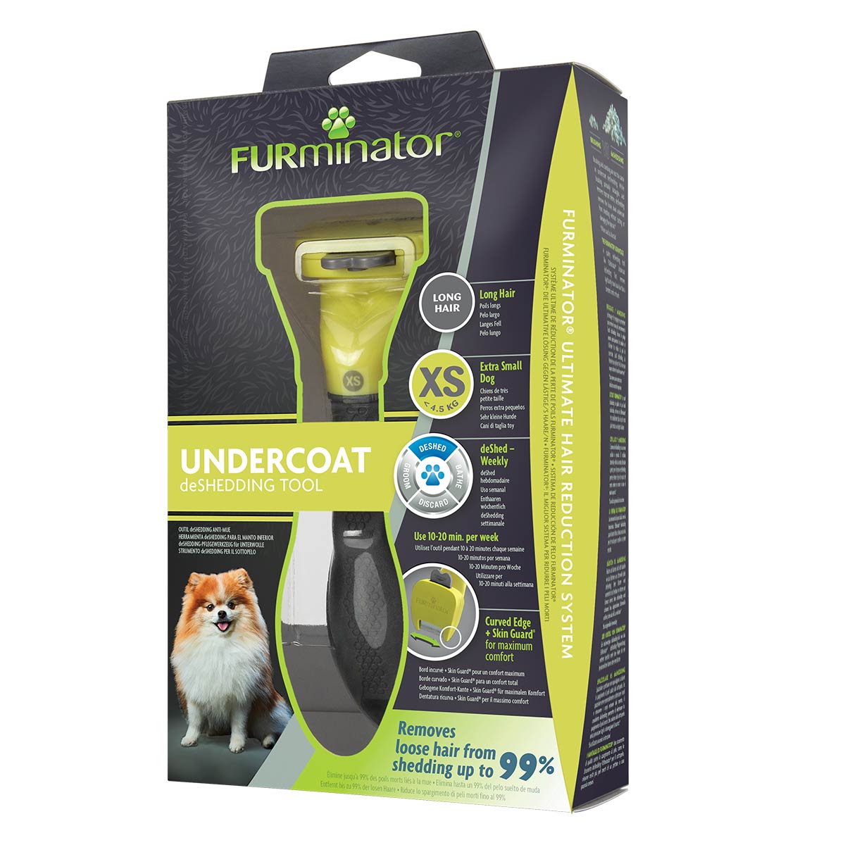 FURminator Hund Langhaar Bürste für Unterwolle bei ZooRoyal