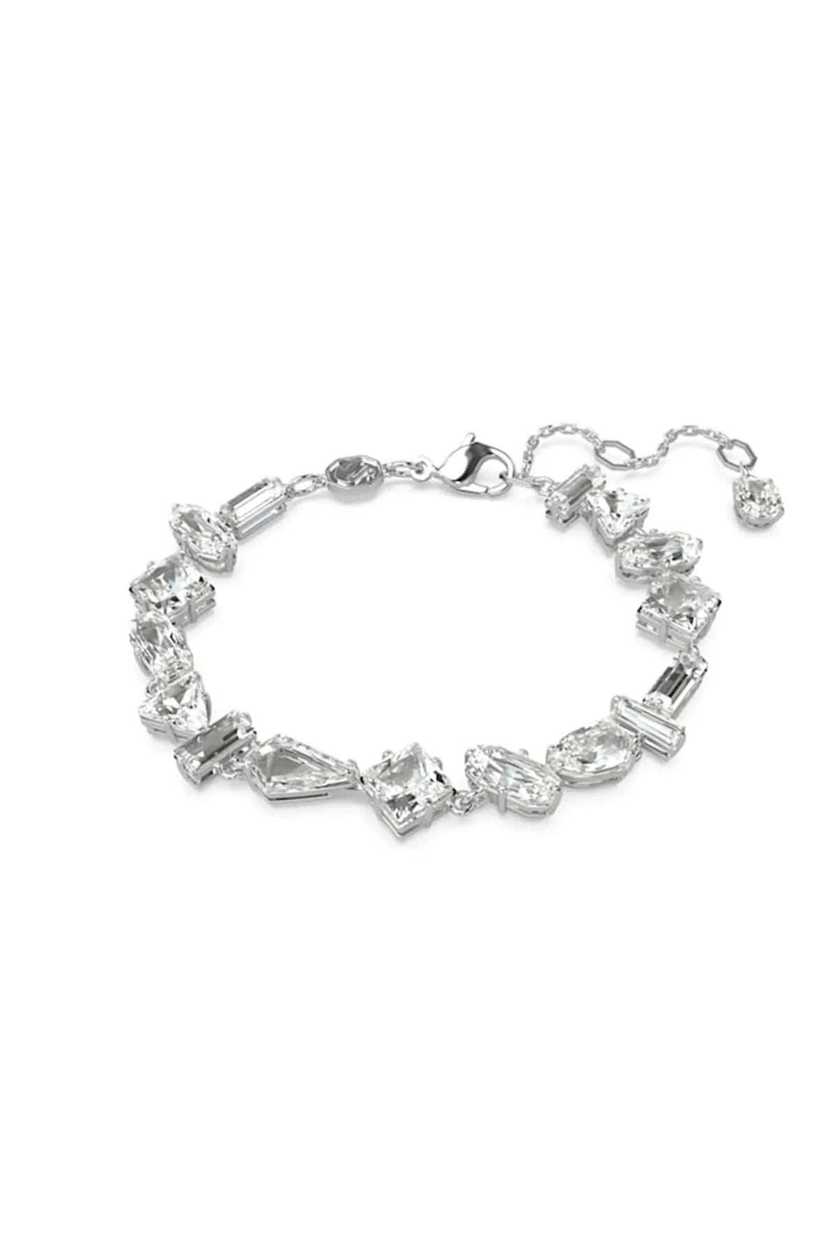 Swarovski  Armband - Silberfarben - Naturstein