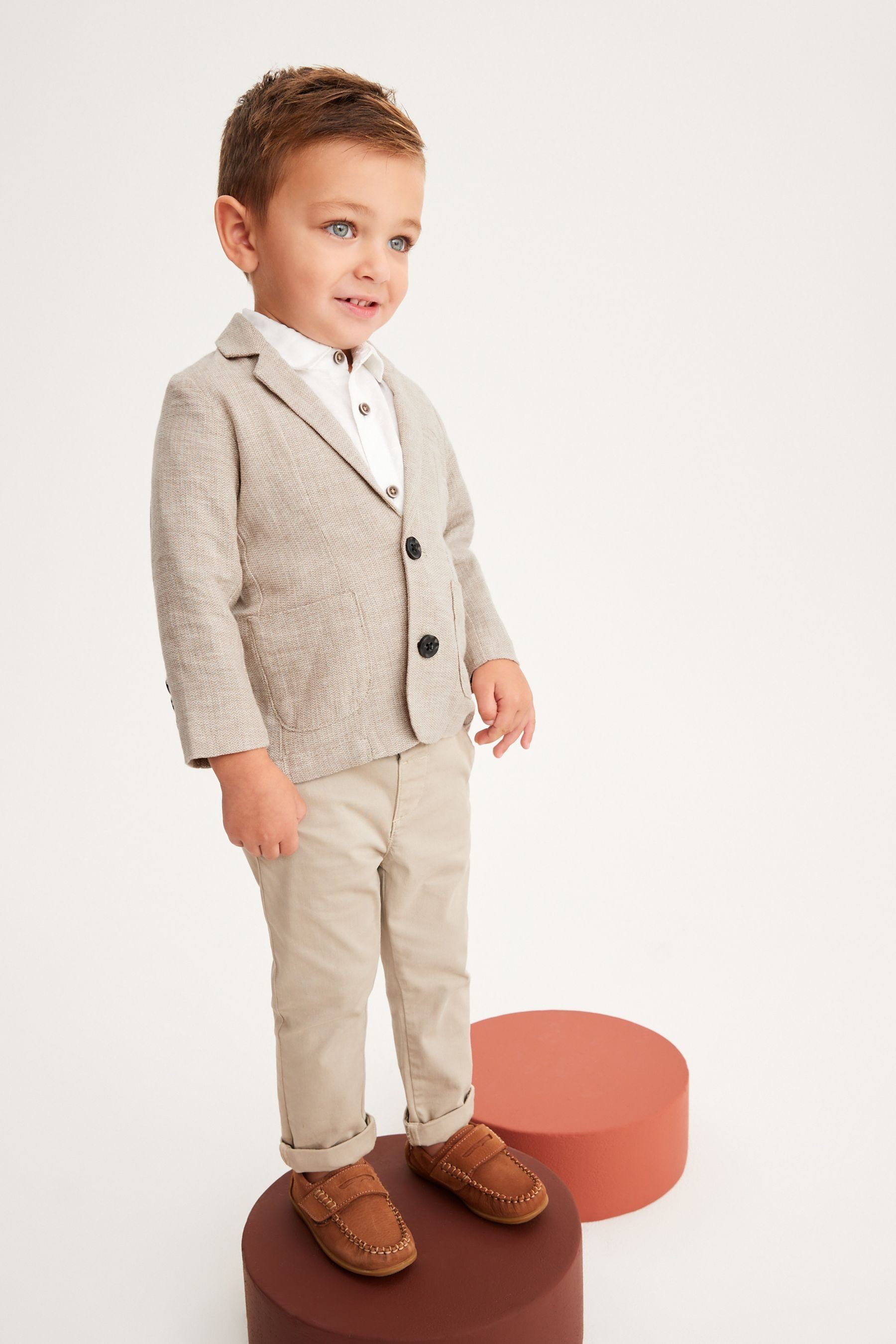 Next Leinensakko Blazer aus Leinengemisch (1-tlg)