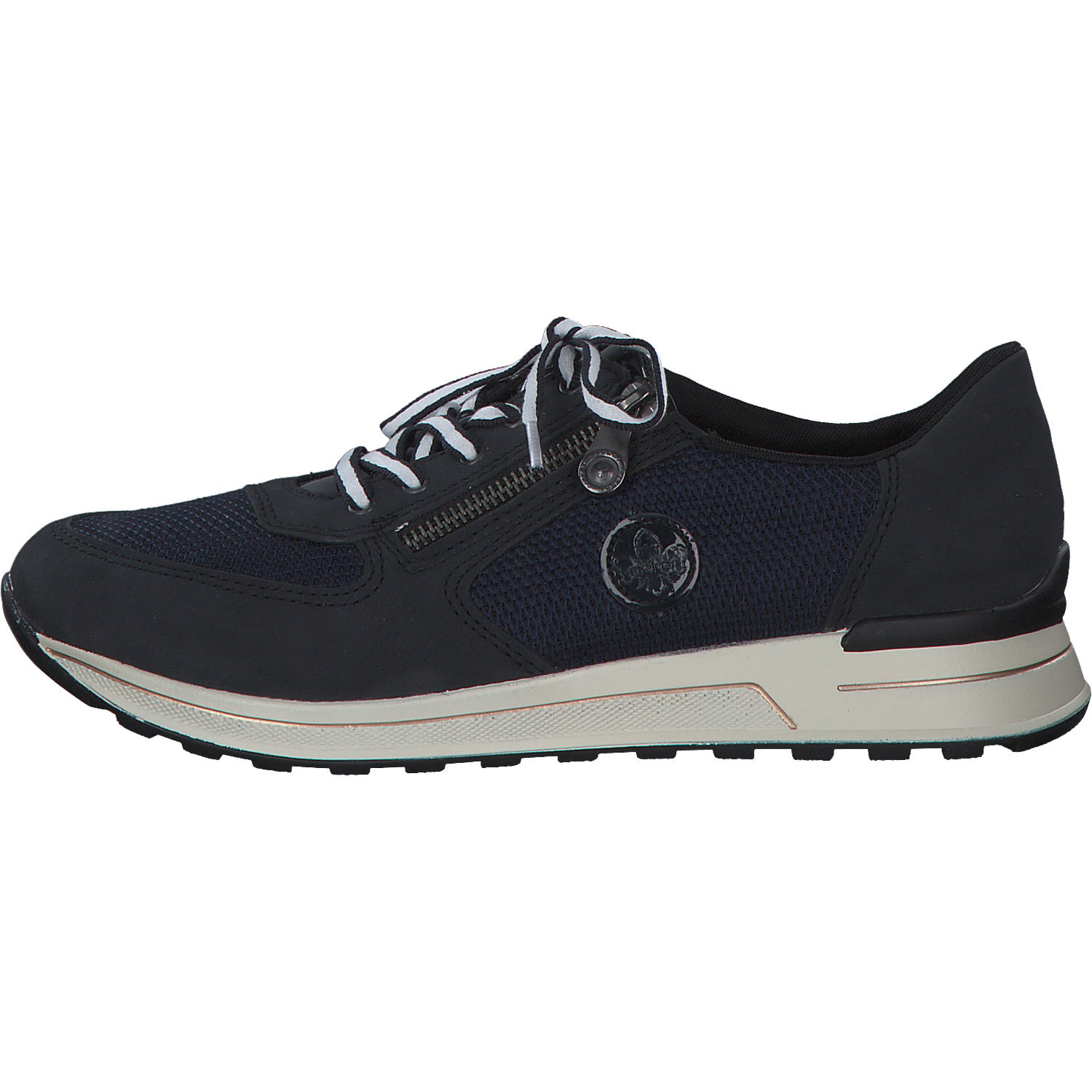 Rieker N1411, Schnürschuhe, Damen, Blau