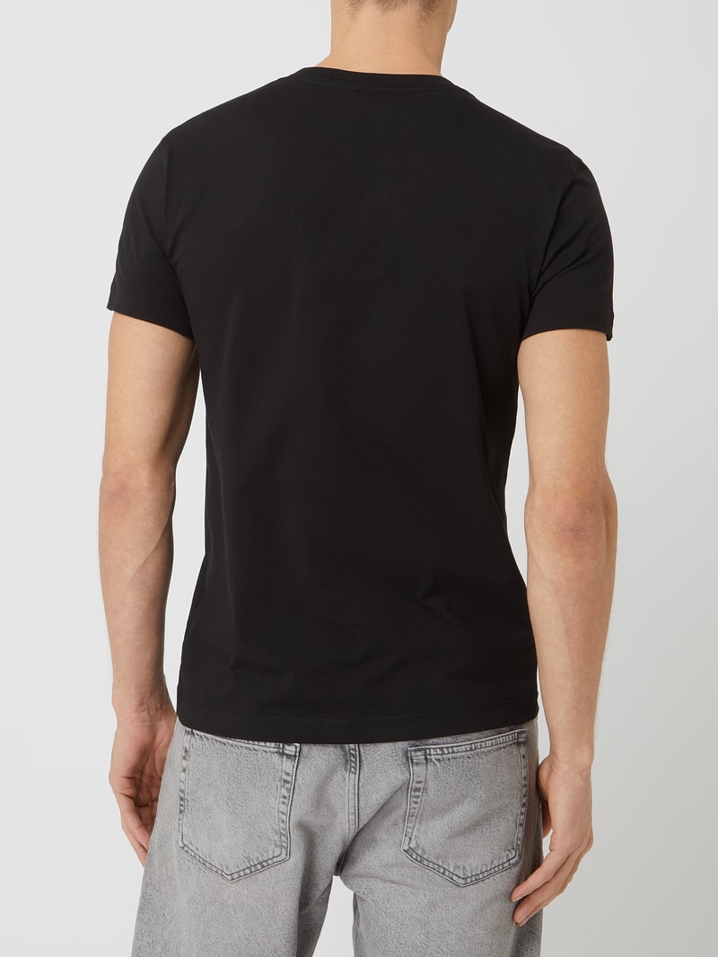 T-Shirt aus Baumwolle  in black
