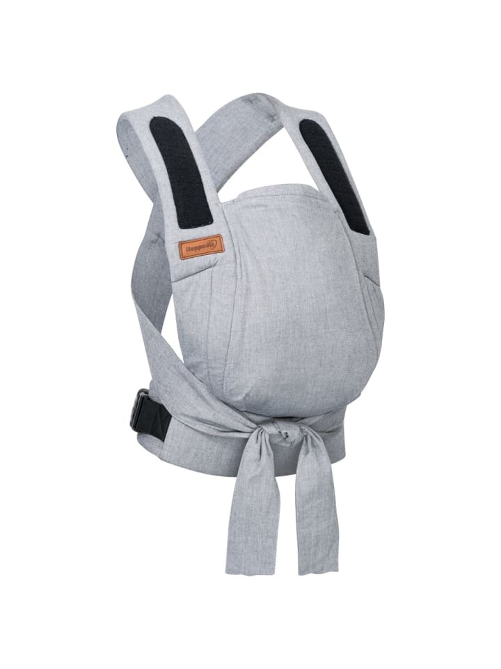 Hoppediz Babytrage Bondolino b.pure in all grey günstig kaufen onesize