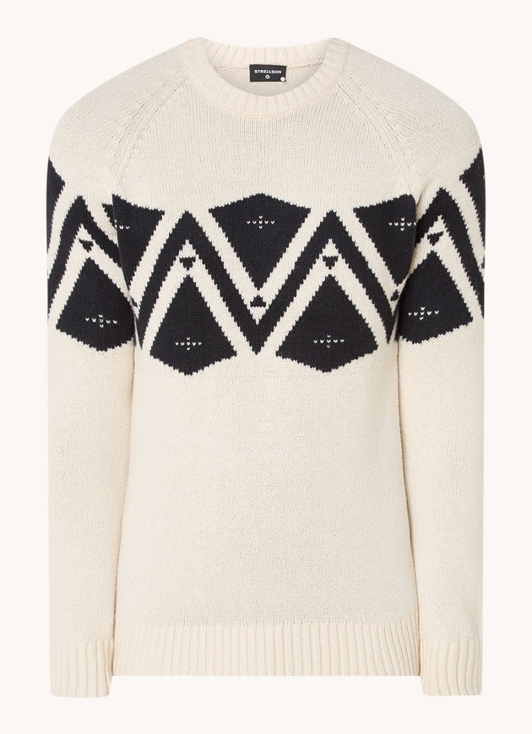 Pulover Strellson Tito din tricot fin cu model tricotat