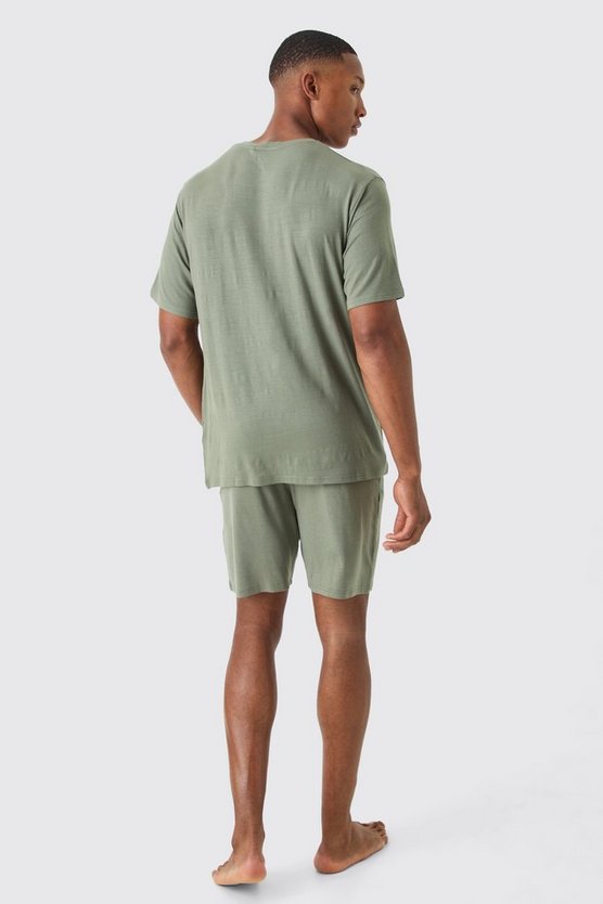 Premium Loungewear T-Shirt mit Detail