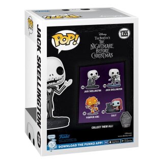 Nightmare before Christmas 30th POP! Disney Vinyl Figur - Jack w/Gravestone