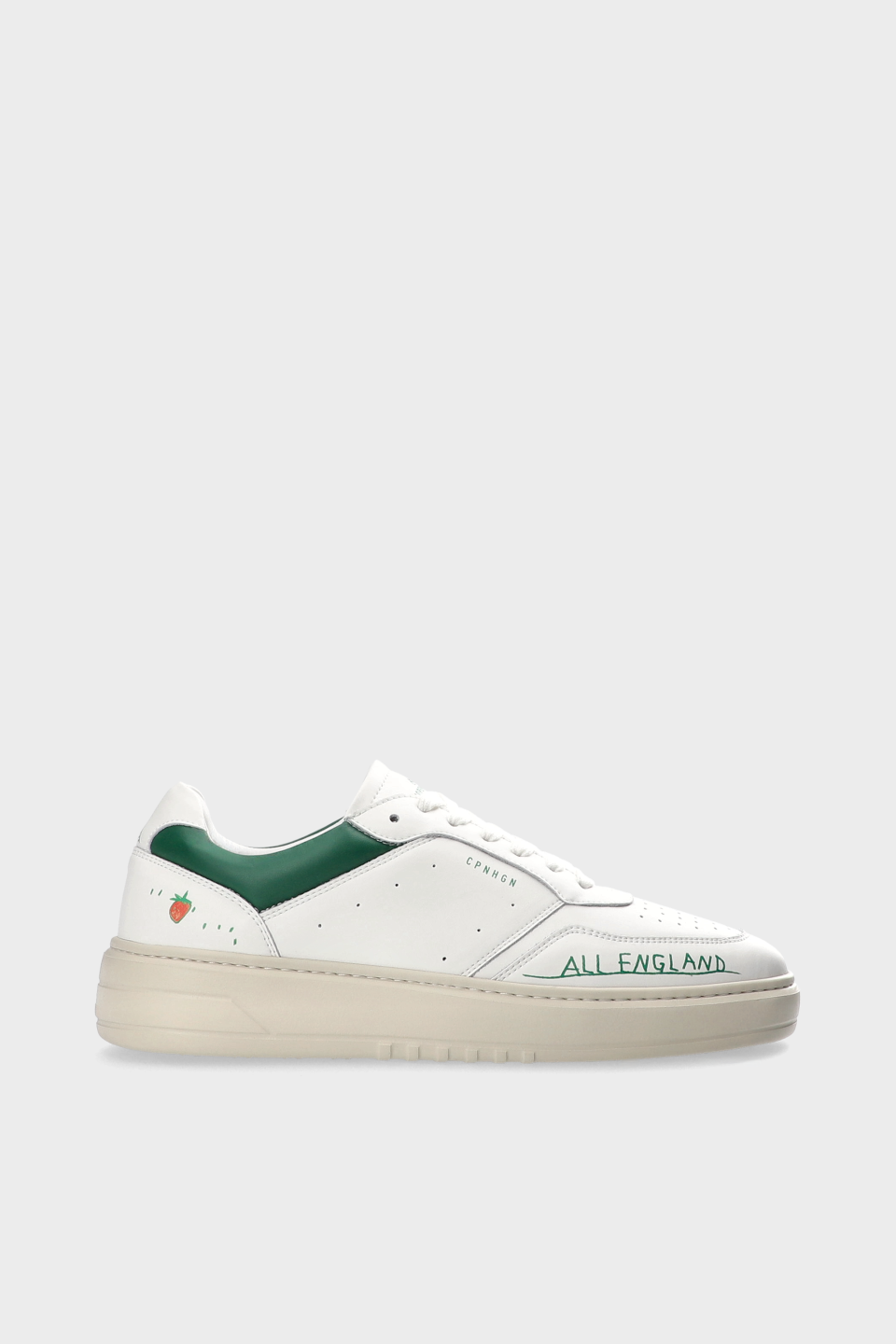 CPH LONDON M - leather - white/green