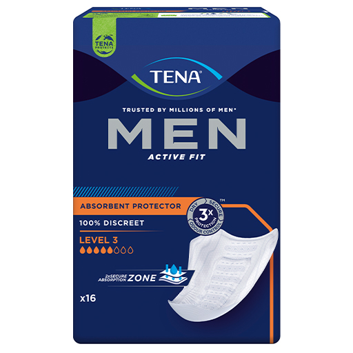 TENA MEN Active Fit Level 3 Inkontinenz Einlagen  16 St