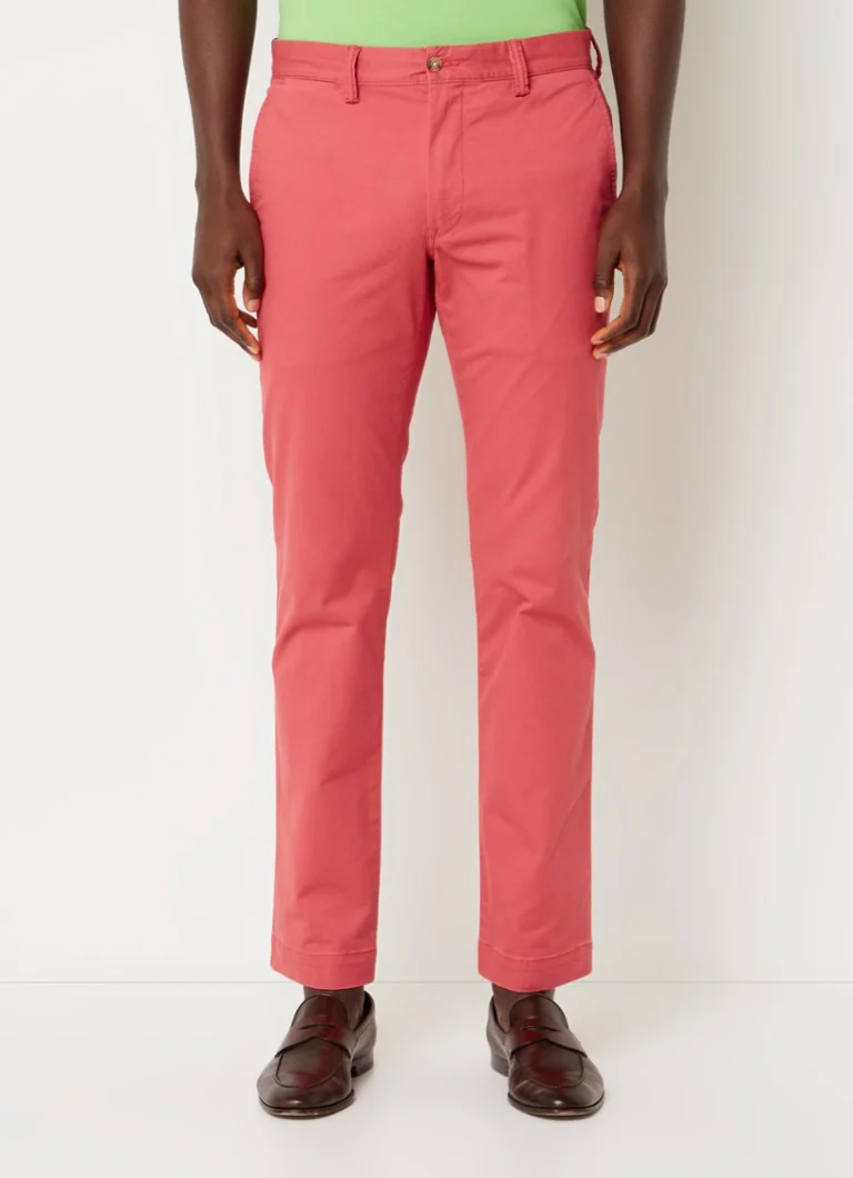 Pantaloni chino elastici cu talie medie Ralph Lauren