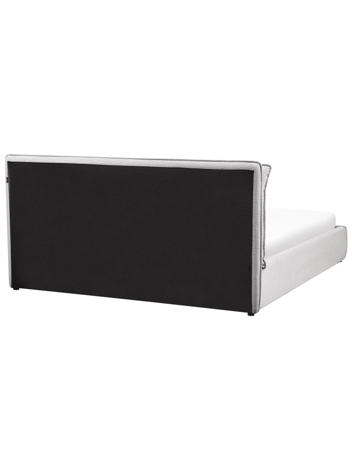 Beliani Doppelbett BAJONNA in Grau - (W) 204 x (H) 102 x (L) 235 cm günstig kaufen onesize