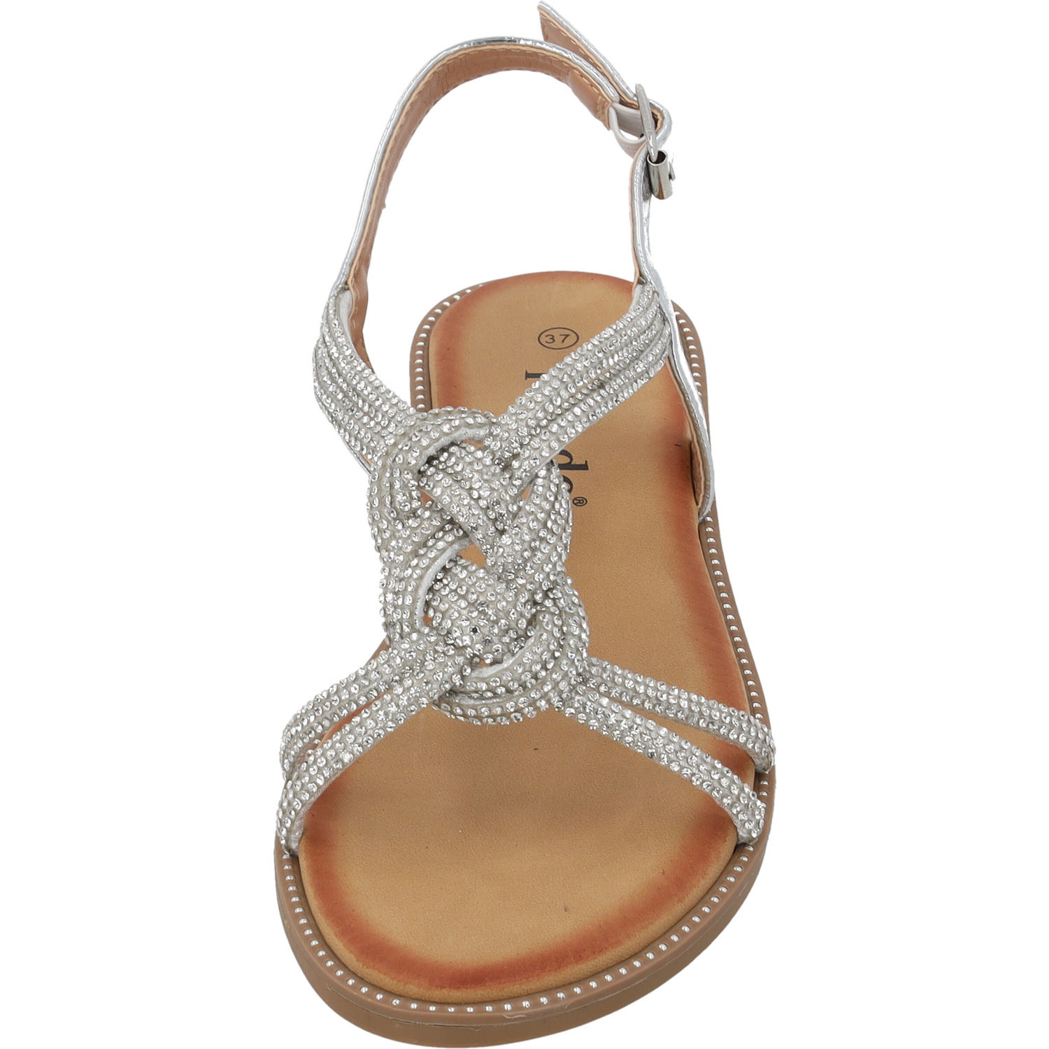 Palado Jertu, Klassische Sandalen, Damen, Silber
