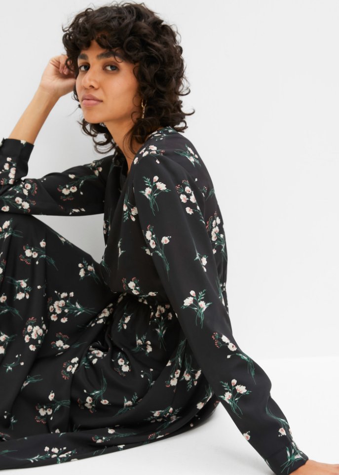 bedrucktes Midikleid