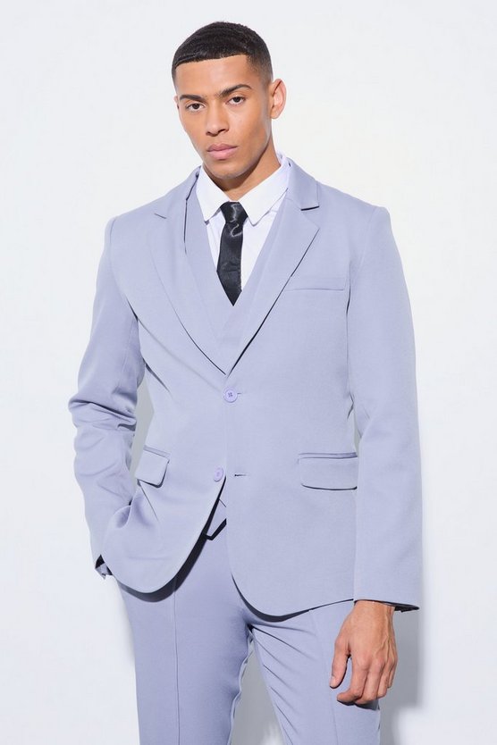 Einreihiger Slim-Fit Blazer