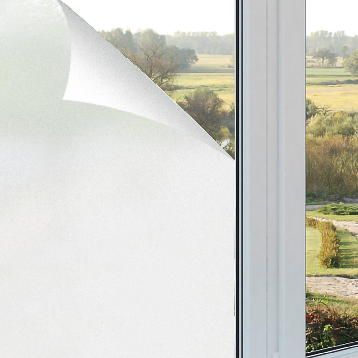 Fensterfolie Sichtschutzfolie Fensterfolie Spiegelfolie Selbstklebender Sonnenschut, Gimisgu