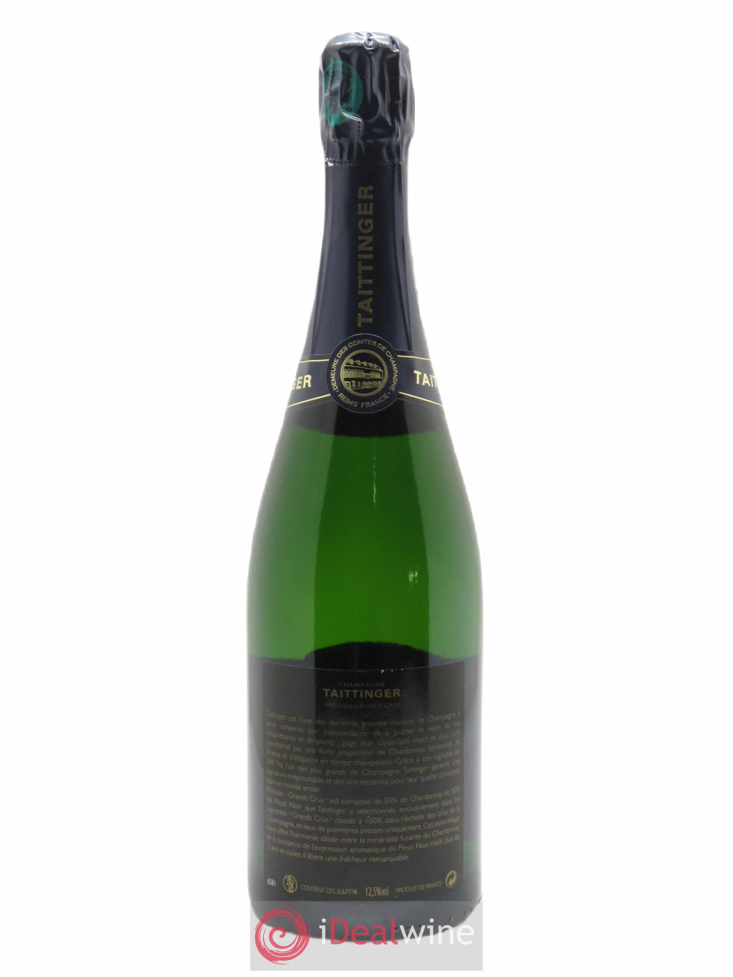 Prélude Brut Grand Cru Taittinger   - Lot de 1 Bouteille