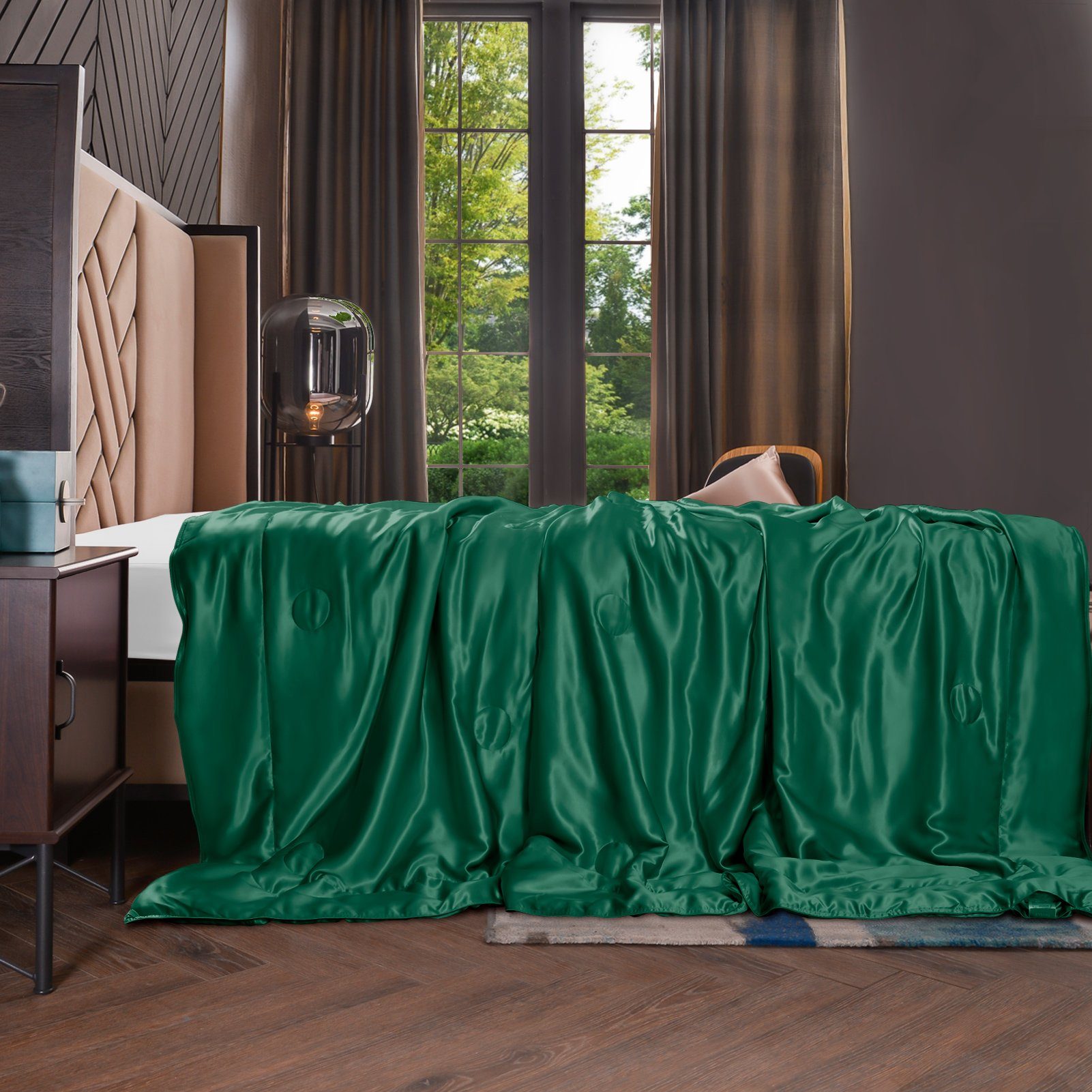 Sommerbettdecke, 135x180 cm, THXSILK, Füllung: 100% Seide, Bezug: 100% Seide, kühlend, leicht, hautfreundlich