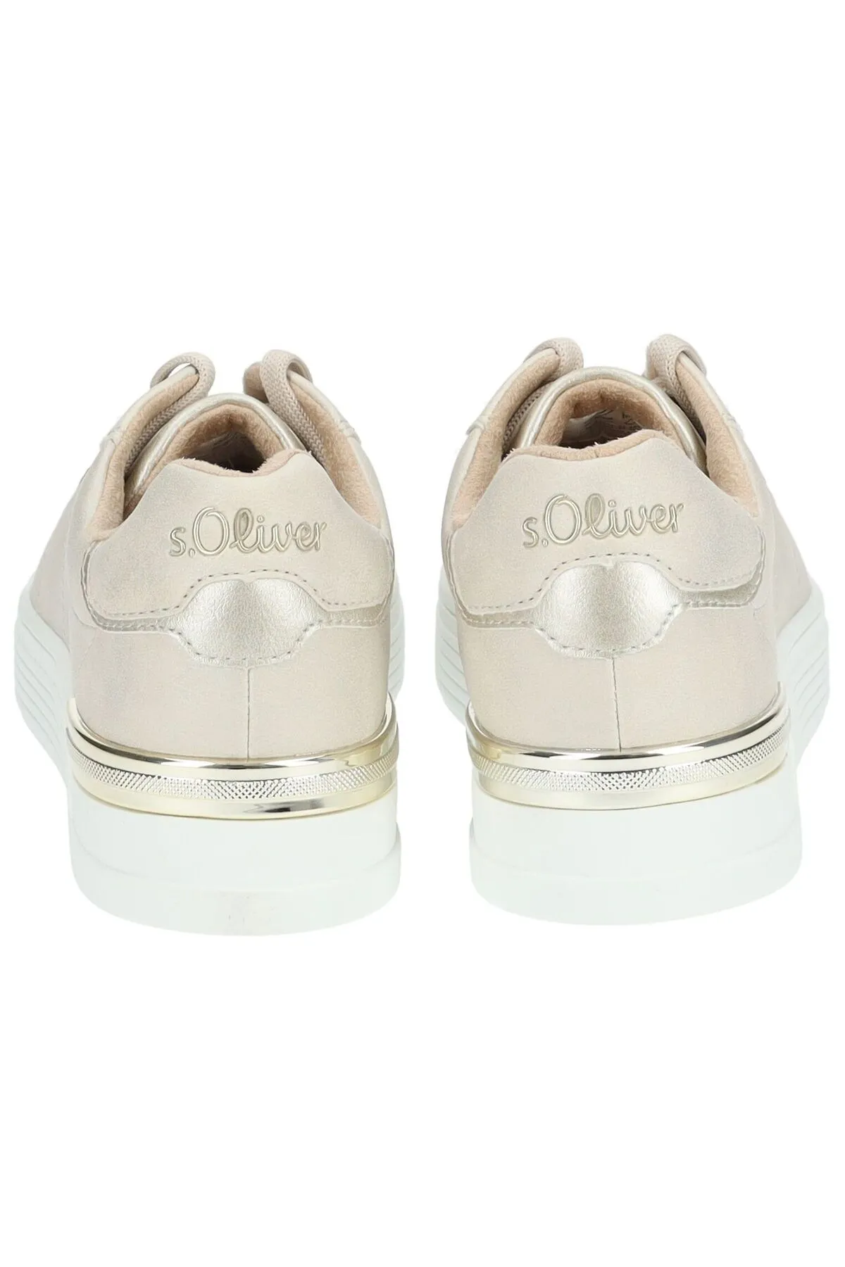 s.Oliver  Sneaker - Beige - Flacher Absatz