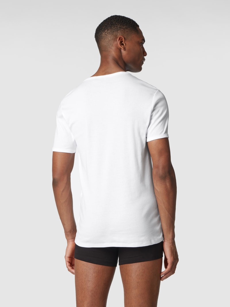 Slim Fit T-Shirt aus Organic Cotton in weiß