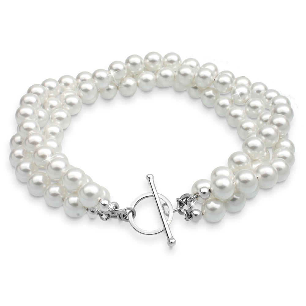 Elli Elli Bracelet Süwasserzuchtperlen 925 Sterling Silber Bracelet