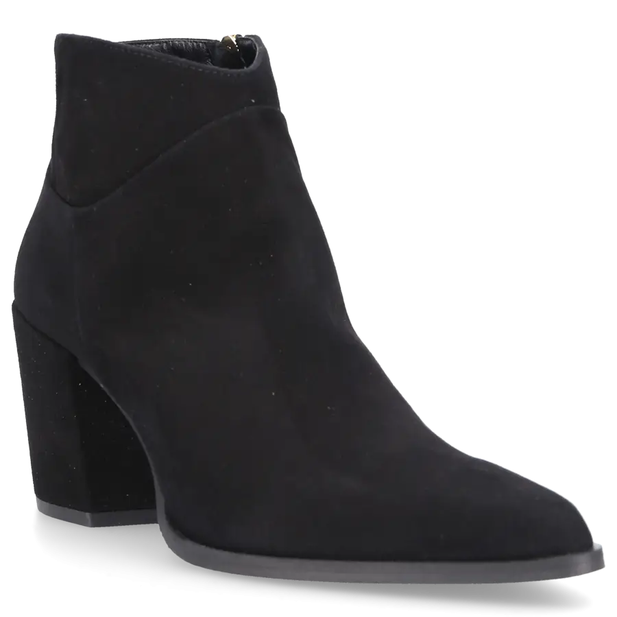 EN AVANT - Stiefeletten 3219 Veloursleder - schwarz