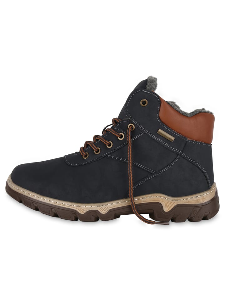 VAN HILL Winter Boots Jamie in Dunkelblau günstig kaufen 45