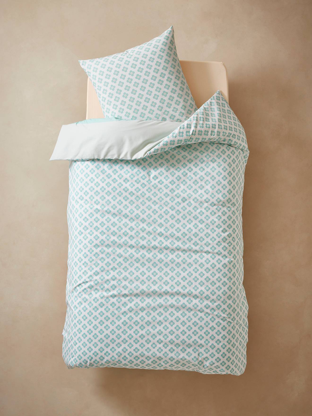 Parure enfant housse de couette + taie d'oreiller BOHO multicolore