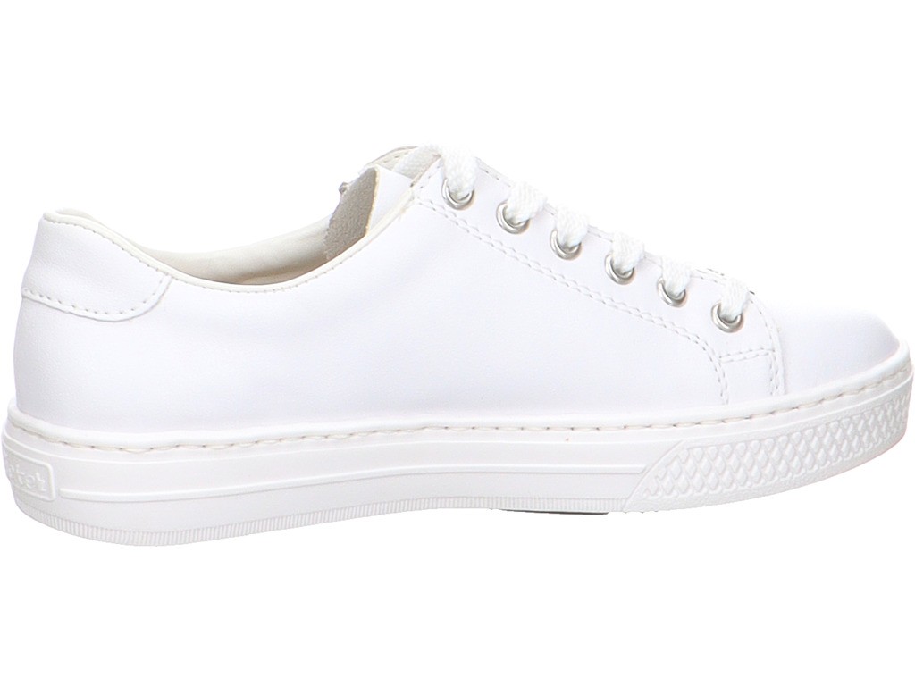 RIEKER Freizeit Schnürer weiss FSK Damen Halbschuhe