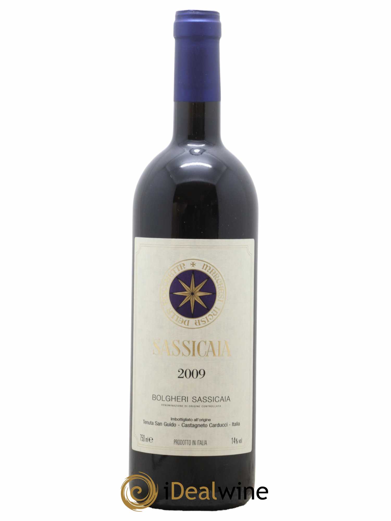 Bolgheri DOC Sassicaia Tenuta San Guido  2009 - Lot de 1 Bouteille