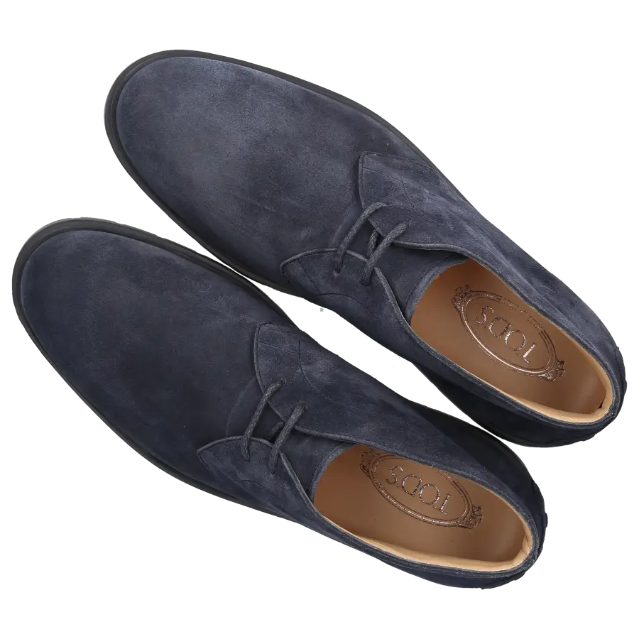 Tod's - Stiefeletten M59K00 Veloursleder - blau