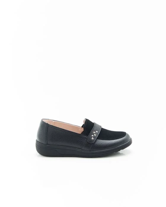 Mocassins bi-matière