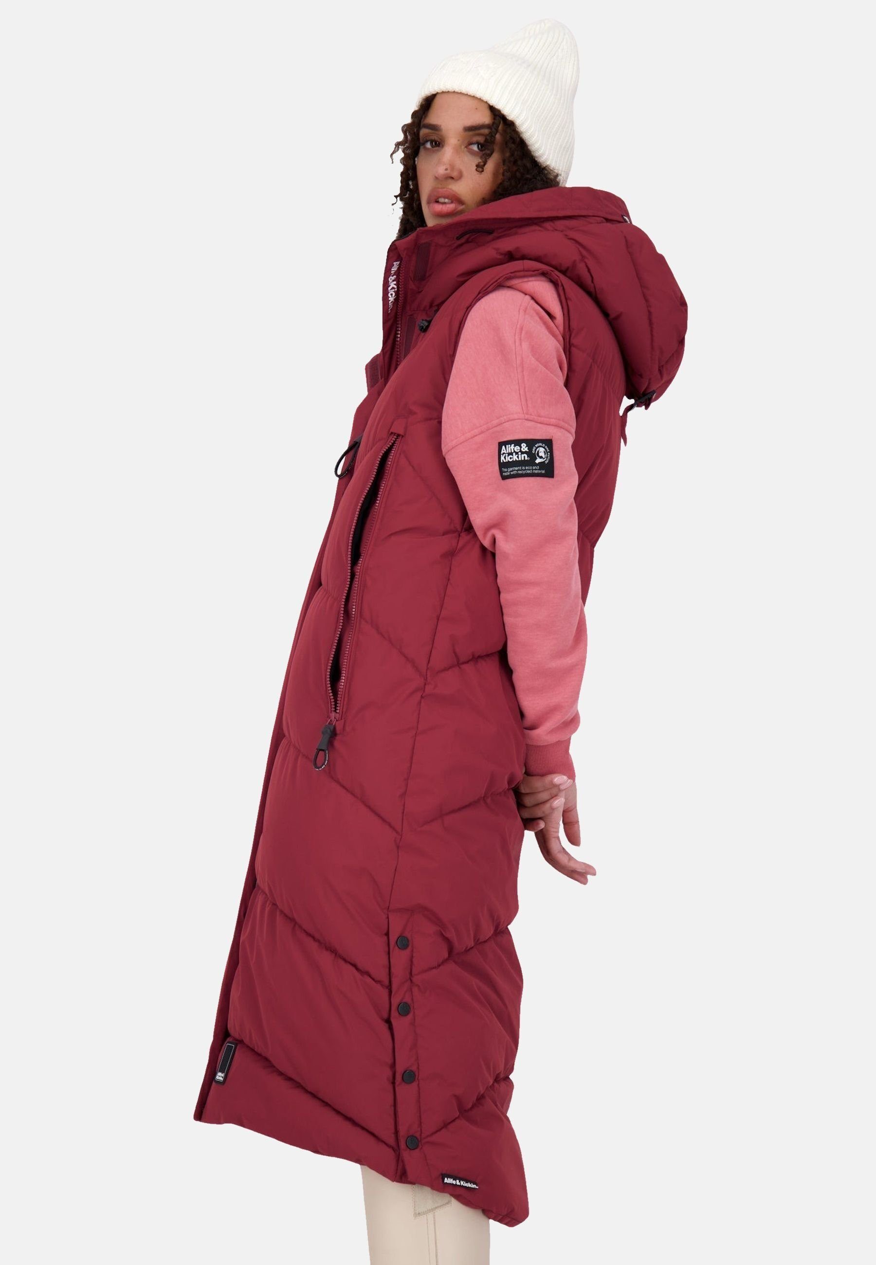 Alife & Kickin Steppweste Weste JuneAK A lange Steppweste (1-tlg)