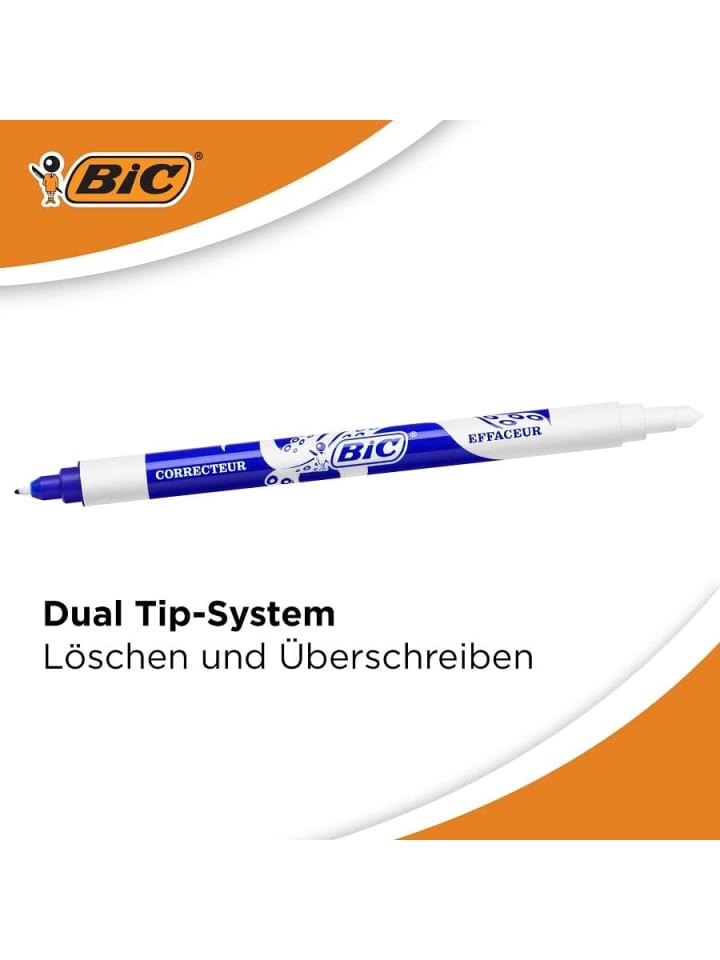 Bic Tintenkiller | Tintenlöscher Schmierfest | 4 Stück, 4er Pack günstig kaufen onesize