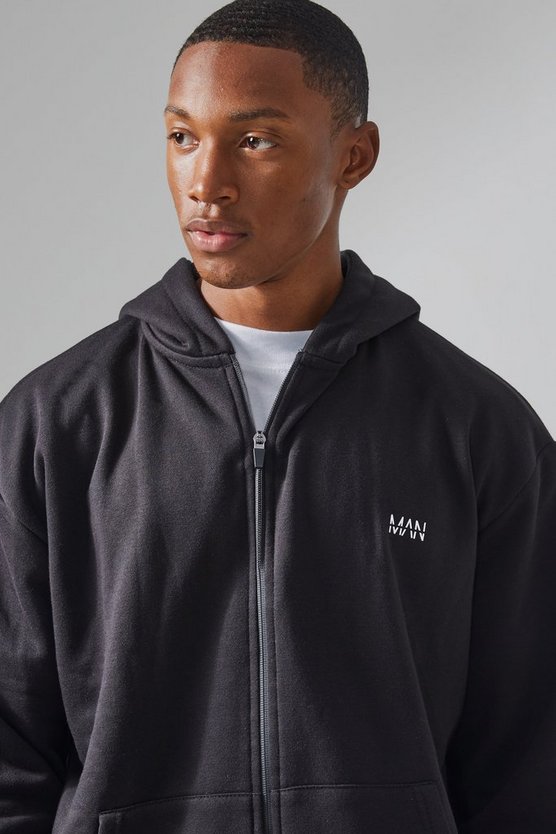 Man Active X Andrei Oversize Hoodie mit Reißverschluss