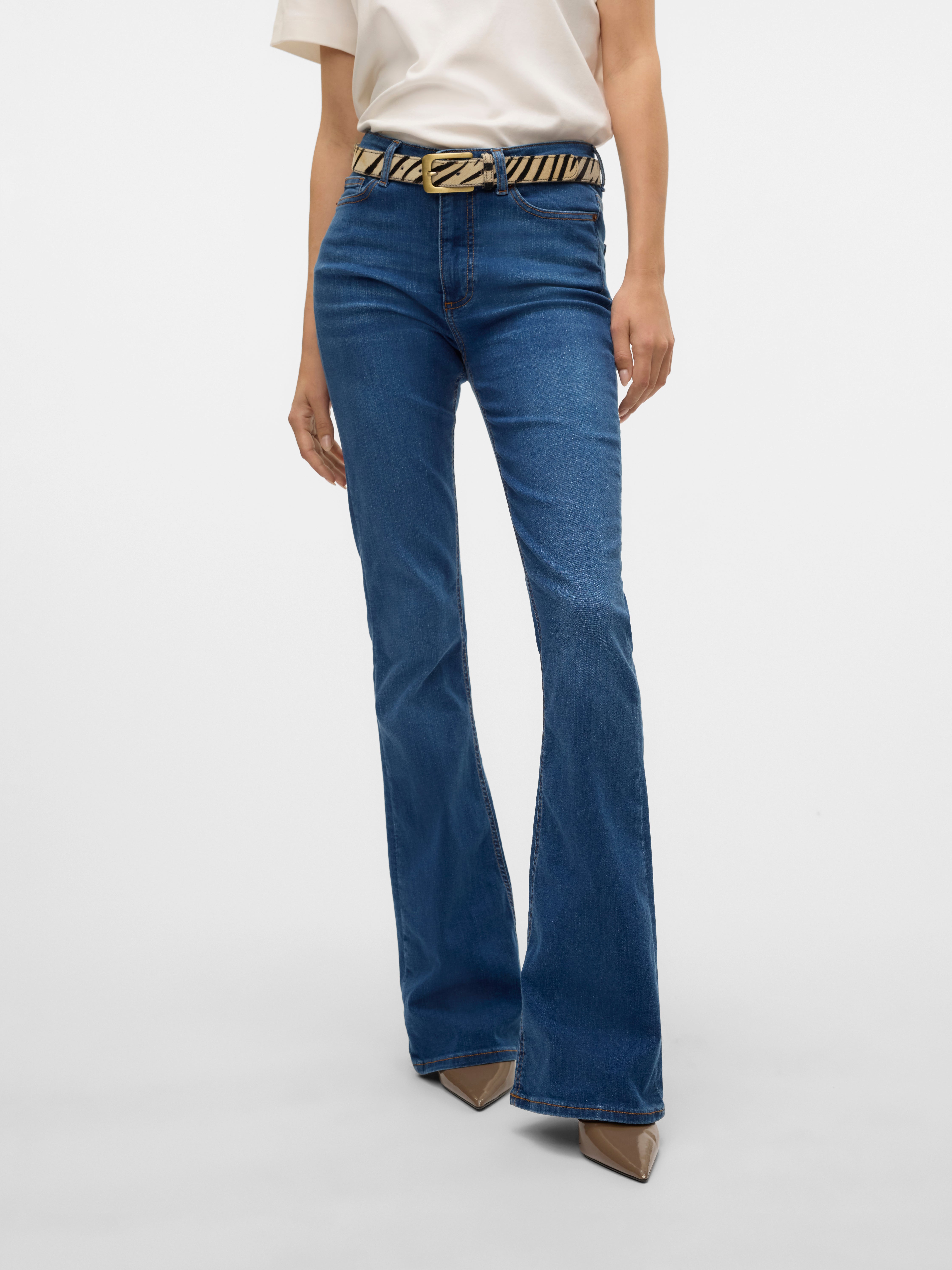 VMSIGA Hohe Taille Ausgestellt Jeans