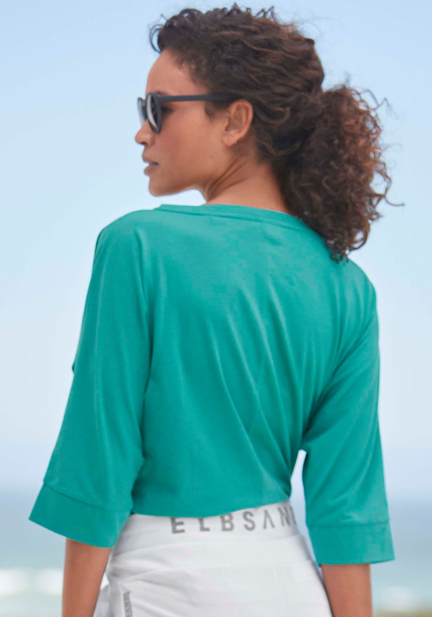 Elbsand 3/4-Arm-Shirt mit Logodruck
