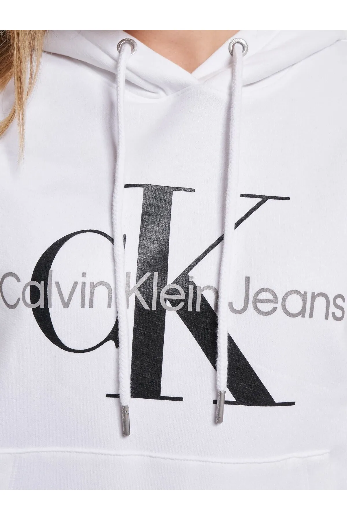 Calvin Klein  Damen Calvin Klein Jeans Kern Monogramm Hoodie