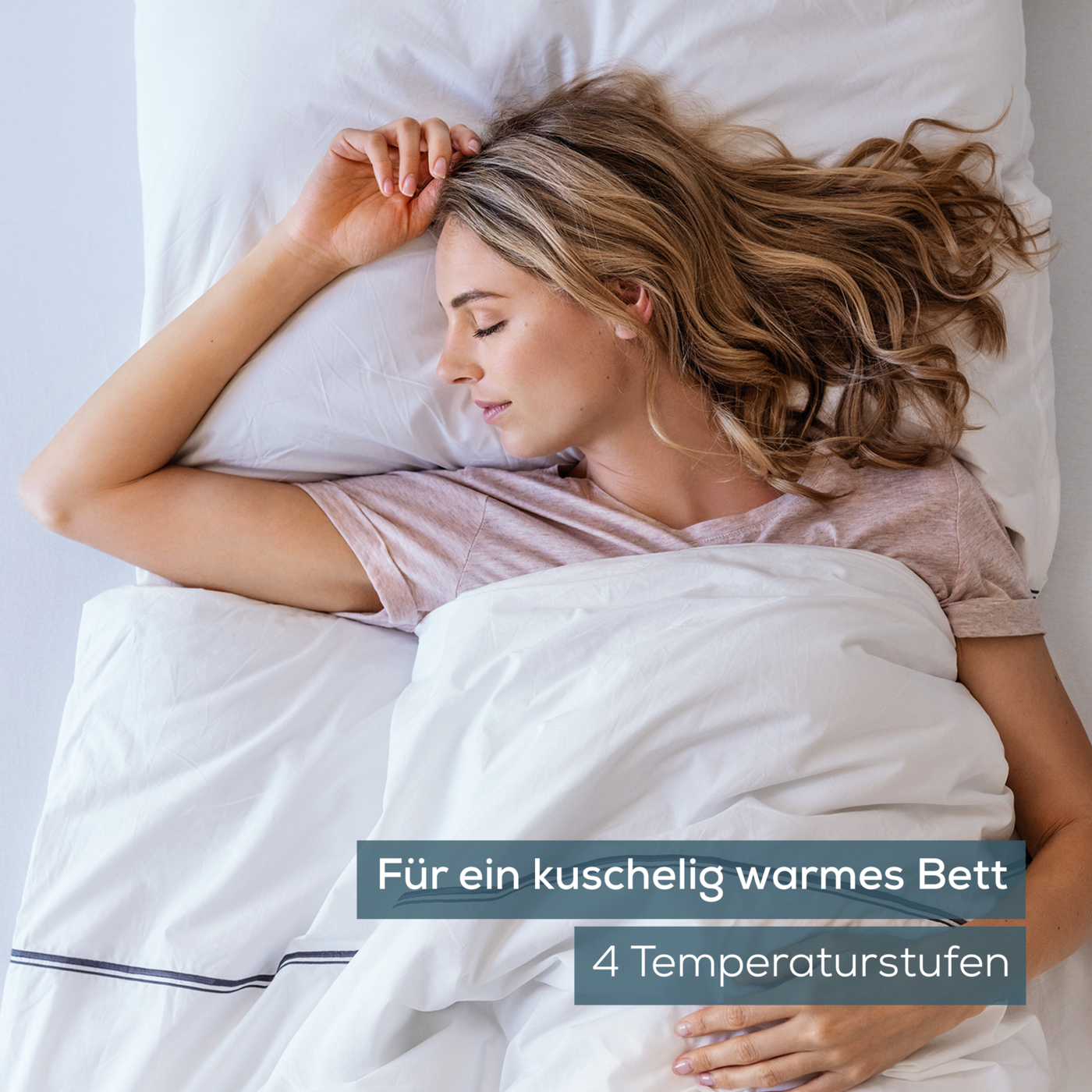 Beurer Wärmeunterbett UB 60-Motivdruck Wärmeunterbett mit 4 Temperaturstufen & Rückschaltautomatik - 150 x 80 cm