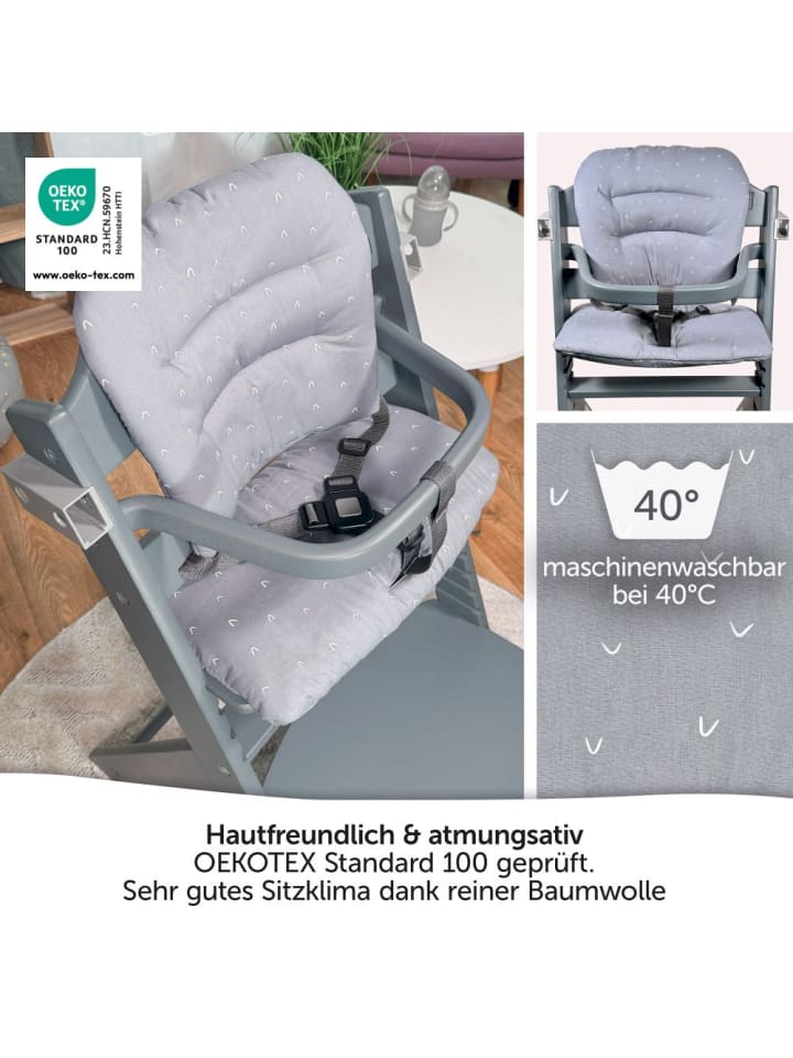LaLoona Sitzkissen / Hochstuhlauflage für bebeconfort Timba in grau günstig kaufen onesize
