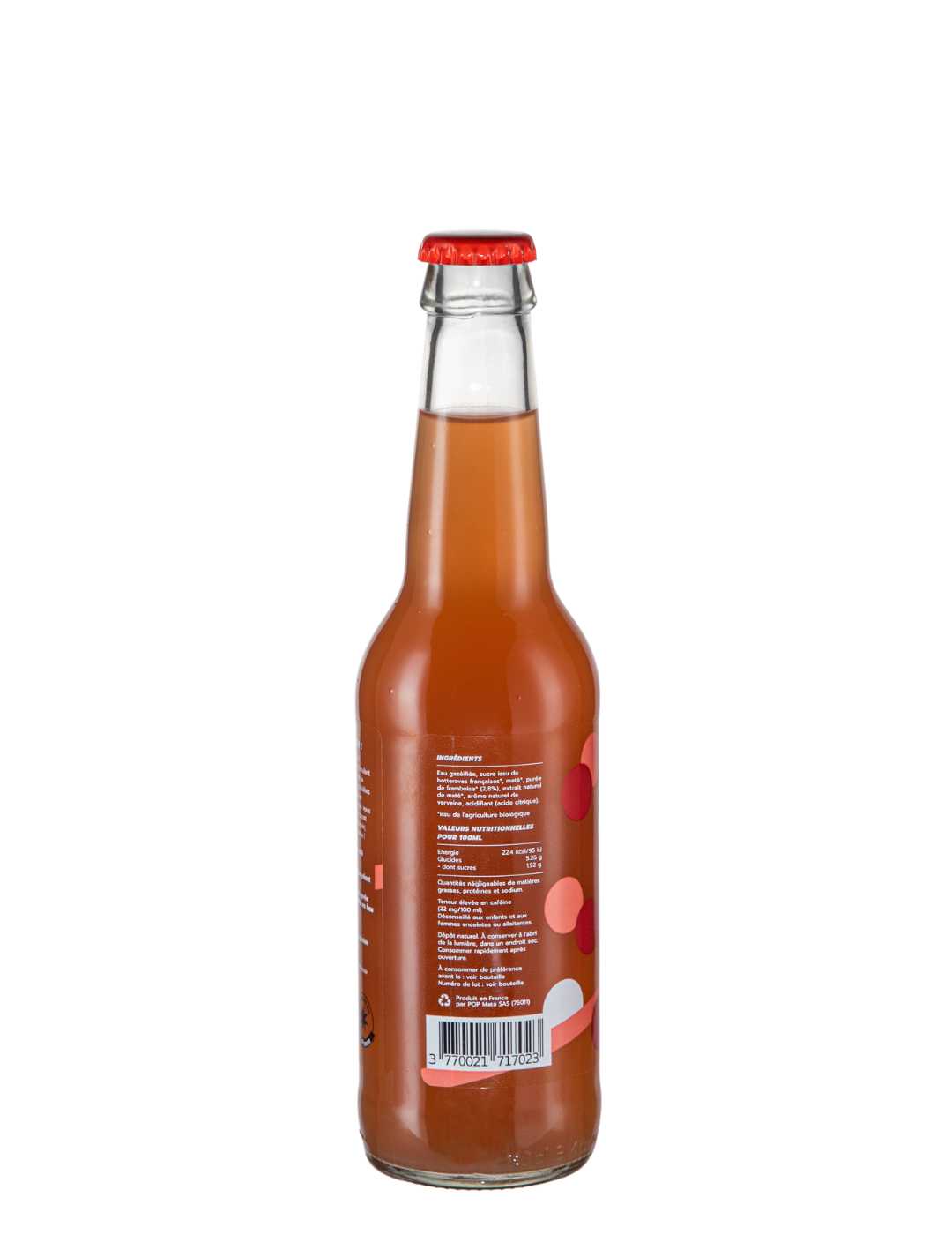 Pop Maté : Framboise - Gueule de joie 0° |  33 cl