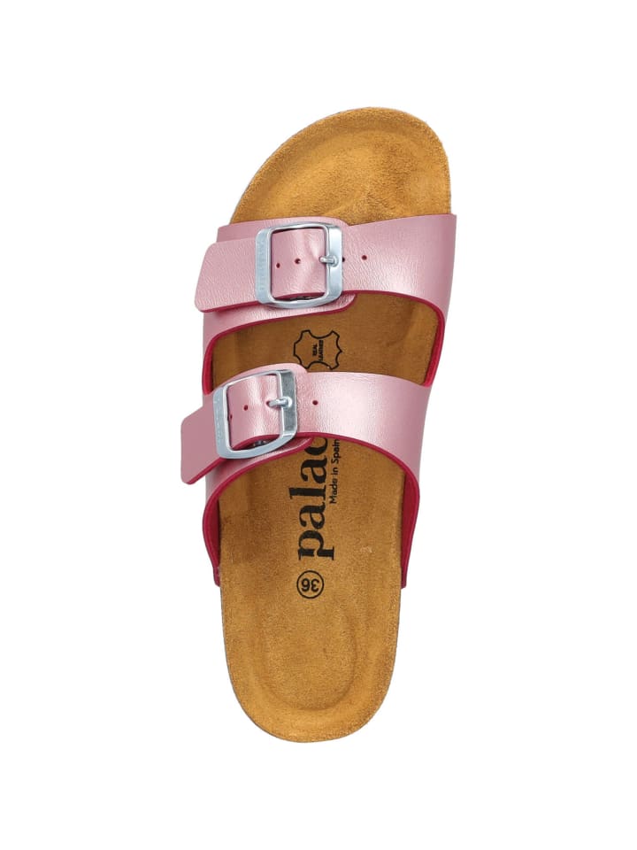 palado Pantoletten in Pink Metallic günstig kaufen