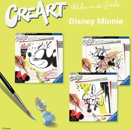 CreArt Moderne Minnie - Malen nach Zahlen für Erwachsene