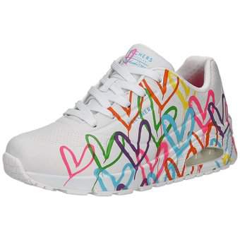 Skechers Uno Highlight Love Sneaker in weiß