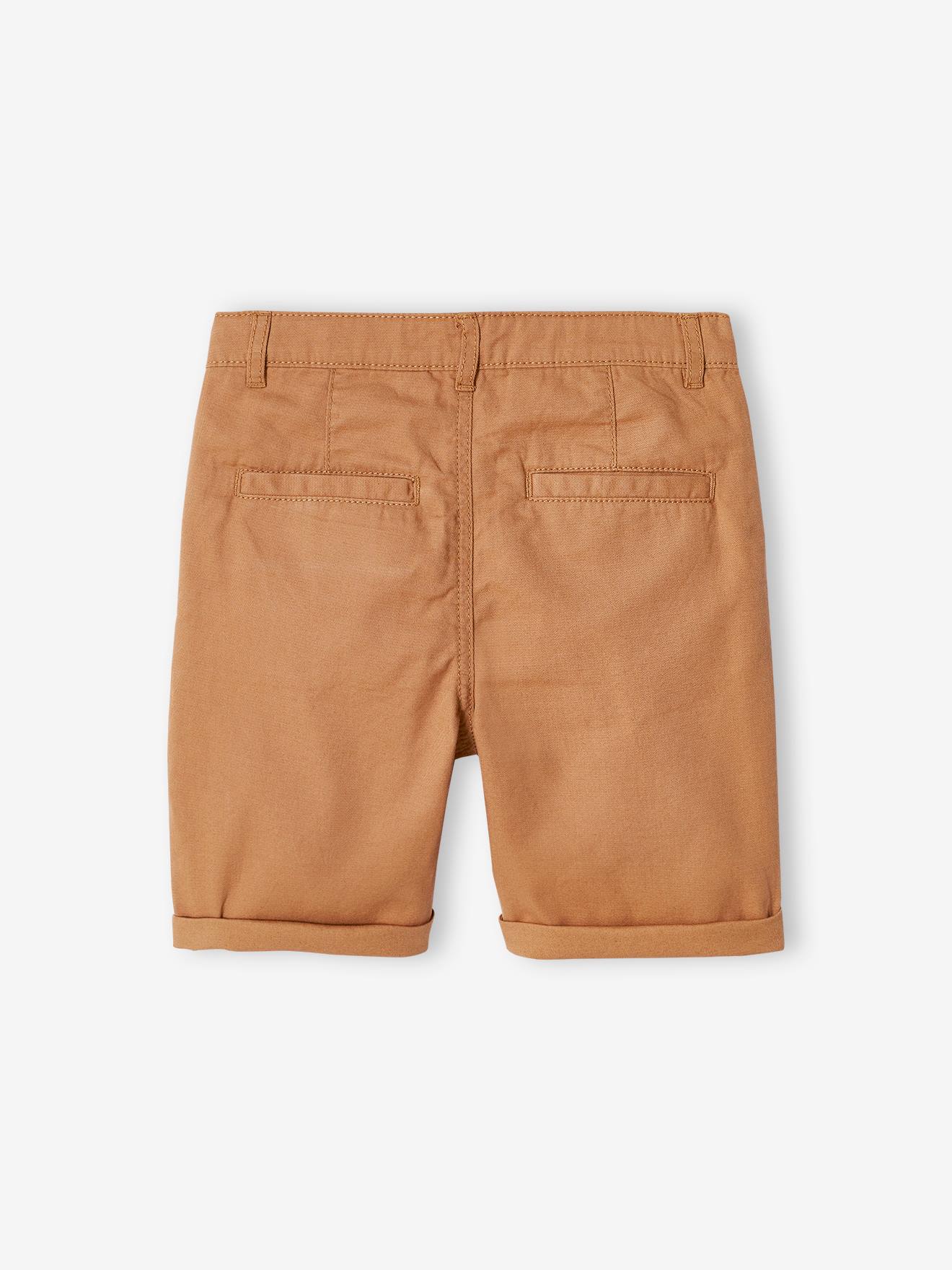 Bermuda chino garçon bleu
