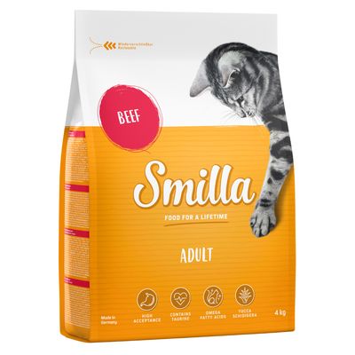10 kg Smilla Trockenfutter + 125 g  Snacks Ringlies gratis
