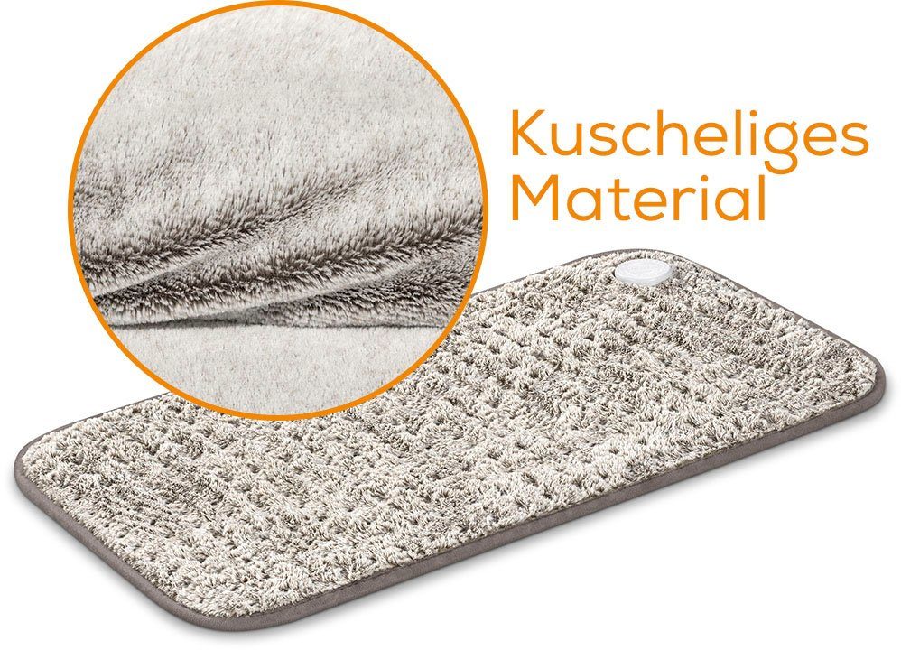 BEURER Heizkissen HK 123 XXL Nordic, Kuscheliges Material, 3 Temperaturstufen, Abschaltautomatik
