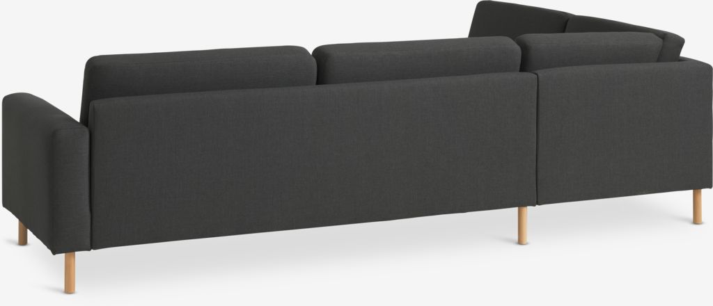Sofa SVALBARD SVALBARD otwarta na lewo ciemnoszara